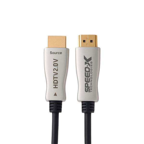 PEED-X 10M FIBER HDMI CABLE 2.0/2.1 AOC(ACTIVE OPTICAL CABLE) 30AWG COPPER SUPPORT 4K 8K UHD (FULL LENGTH) 