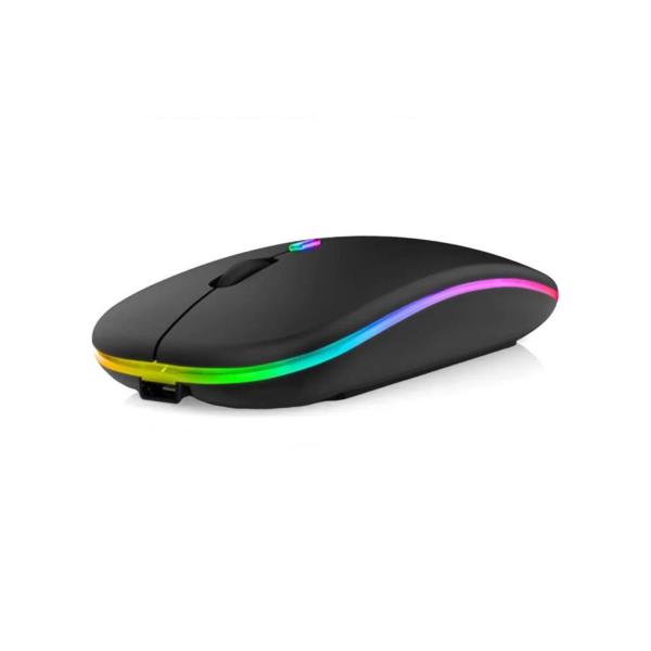 HP W10 Wireless RGB Bluetooth, Wireless, Rechargeable Slim Mouse 